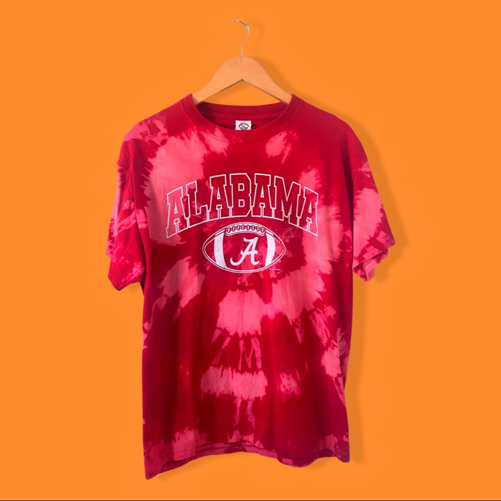 Alabama Football RedTie Dye Shirt